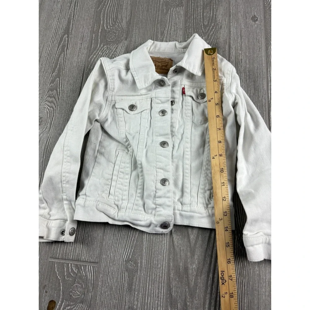 Levi's Baby White Jean Jacket Size 6 Months